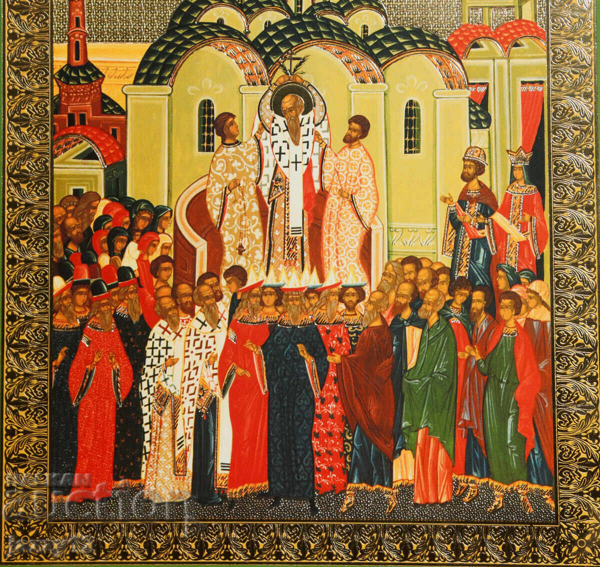 Доставка на Икона литография Въздвижение на Светия кръст Доставка на Икона литография Въздвижение на Светия кръст