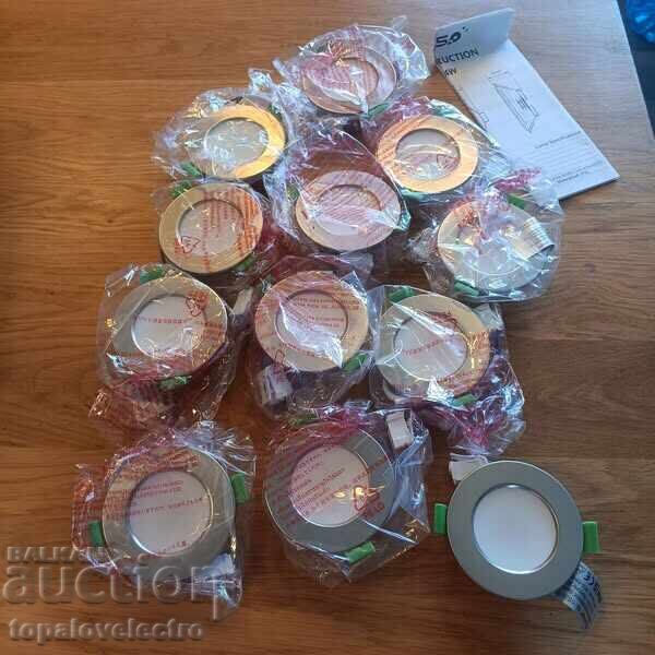 NEW! LED Spotlights 4W, dimmable, adjustable light, 12 pcs - 7