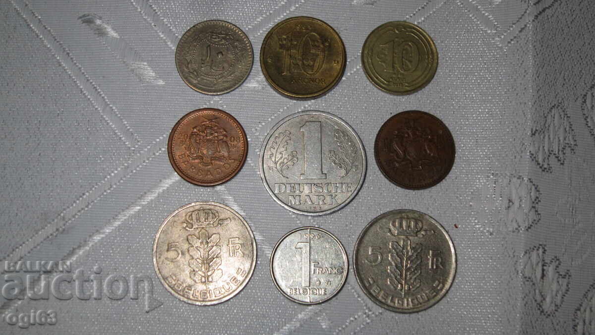 Lot of 9 coins Lot of 9 coins