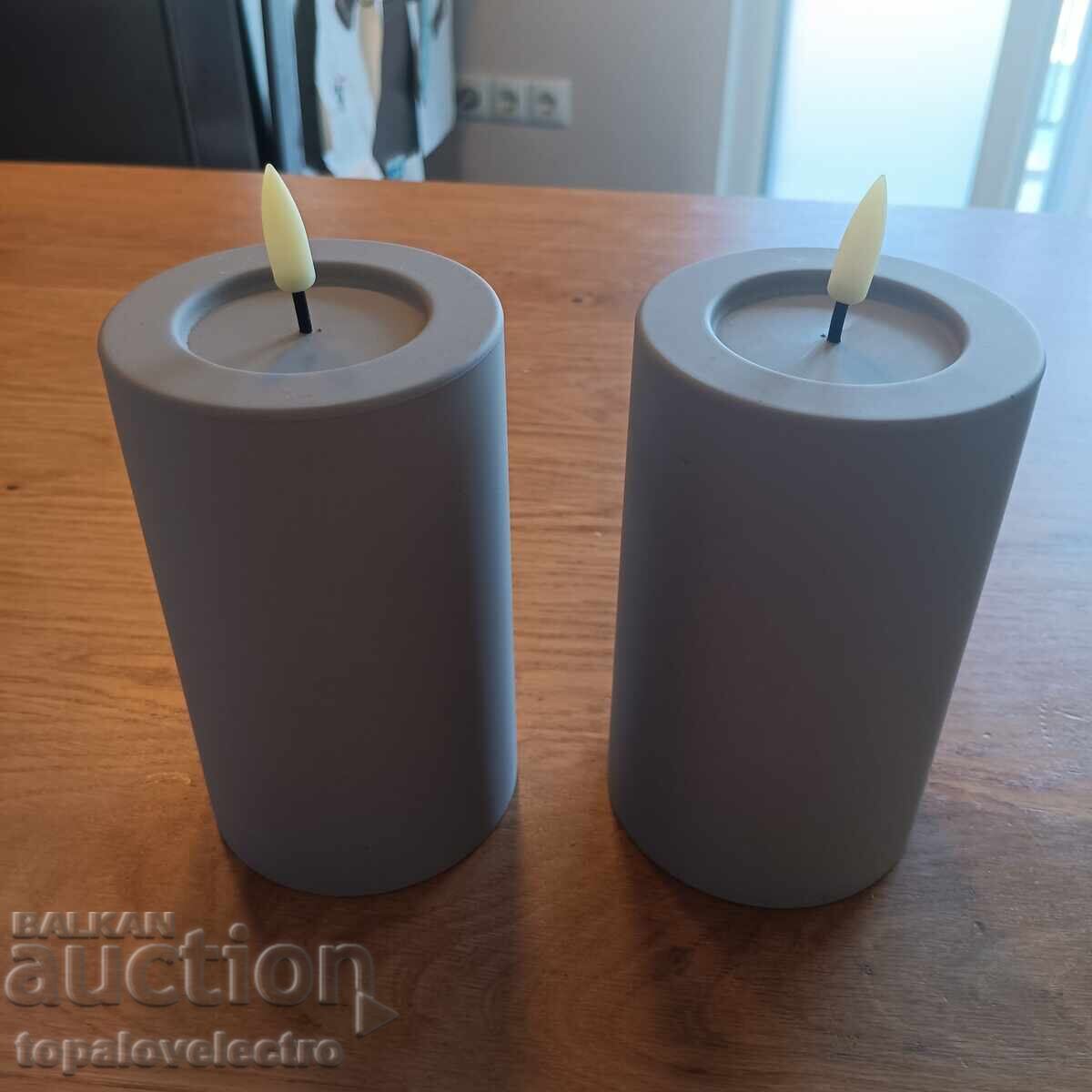 Waterproof LED candles with batteries, 2 pieces in a set - 7 Waterproof LED candles with batteries, 2 pieces in a set - 7