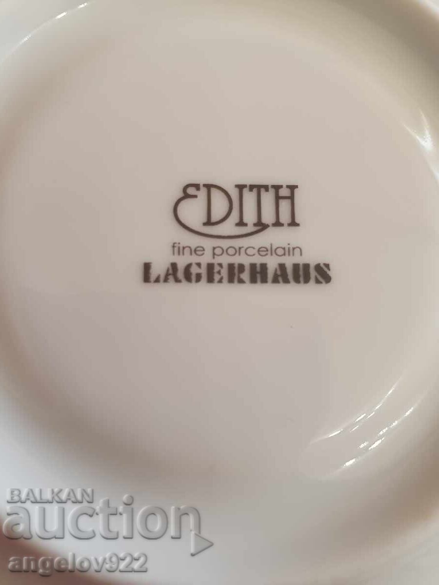 Porcelain Coffee Cups Edith Lagerhaus - 5 Porcelain Coffee Cups Edith Lagerhaus - 5