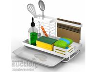 NOU! Organizator pentru chiuveta de bucătărie cu suport pentru scurgere