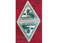 Καθαρή σειρά γραμματοσήμων x2 Ολλανδία 1933