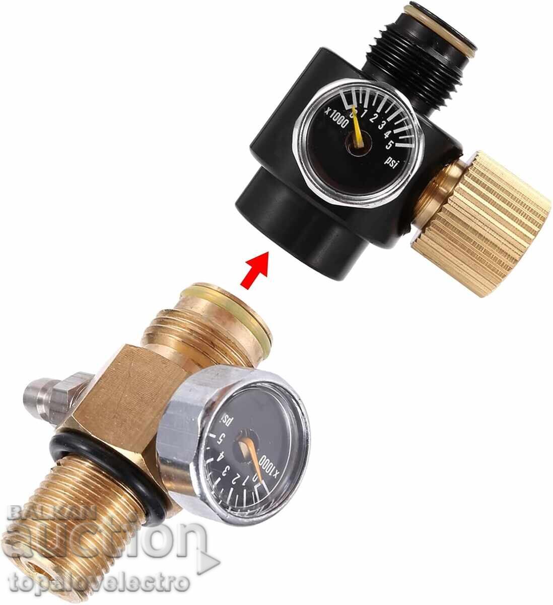 Auction  NEW! PCP Cylinder Regulator, 0-2800 PSI, 300 BAR, M18x1.5