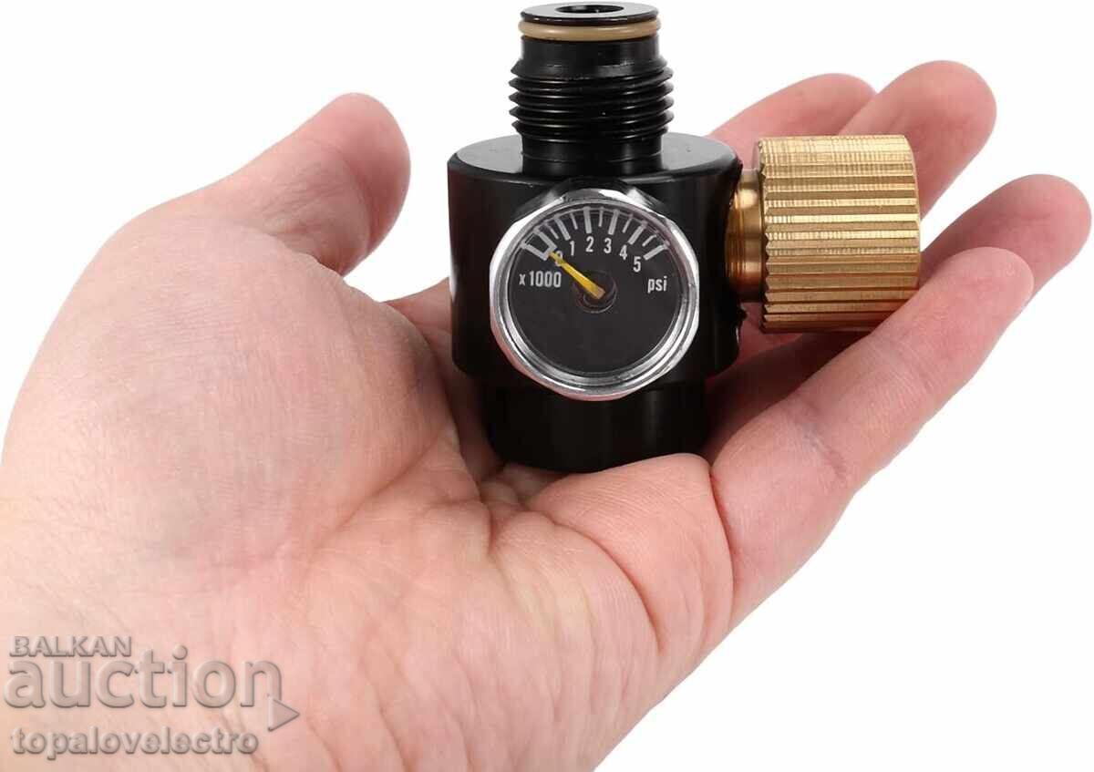 NEW! PCP Cylinder Regulator, 0-2800 PSI, 300 BAR, M18x1.5 - 5