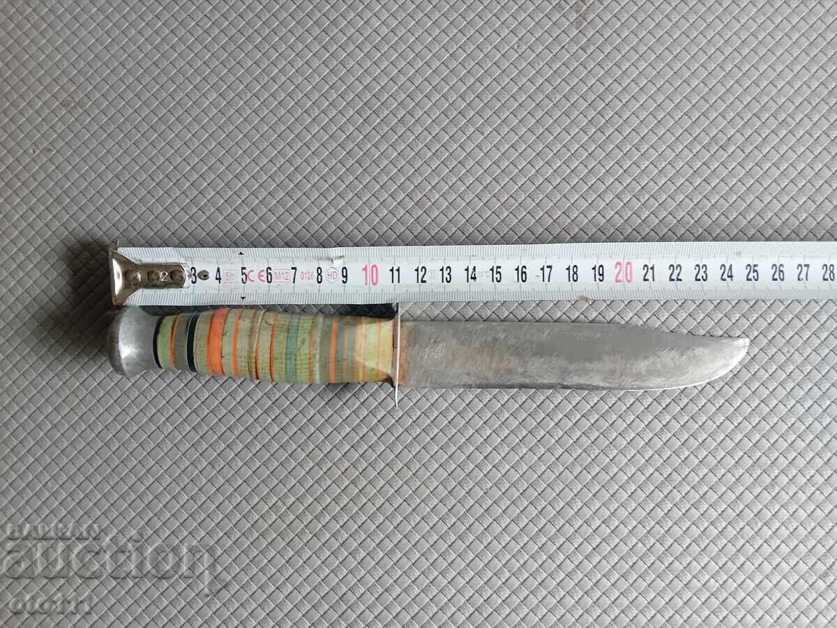 CUȚIT DE VÂNATOARE VECHI