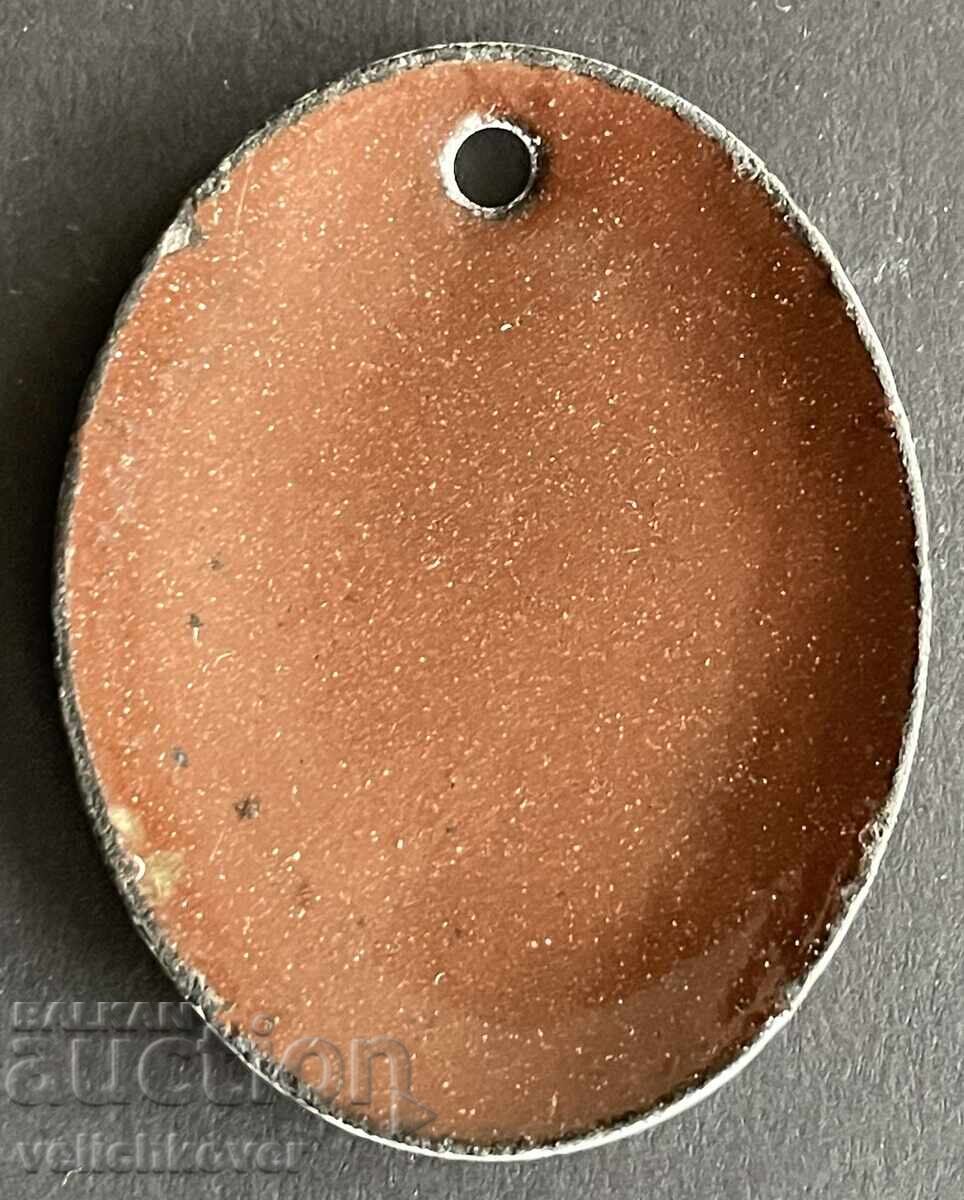 41855 Germania medalion cuplu îndrăgostit cântând la mandolină cu preț 10.00 BGN | € 5.11