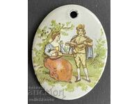 41855 Германия медальон влюбена двойка свири на мандолина