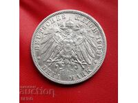 Germania-Württemberg-3 mărci 1909