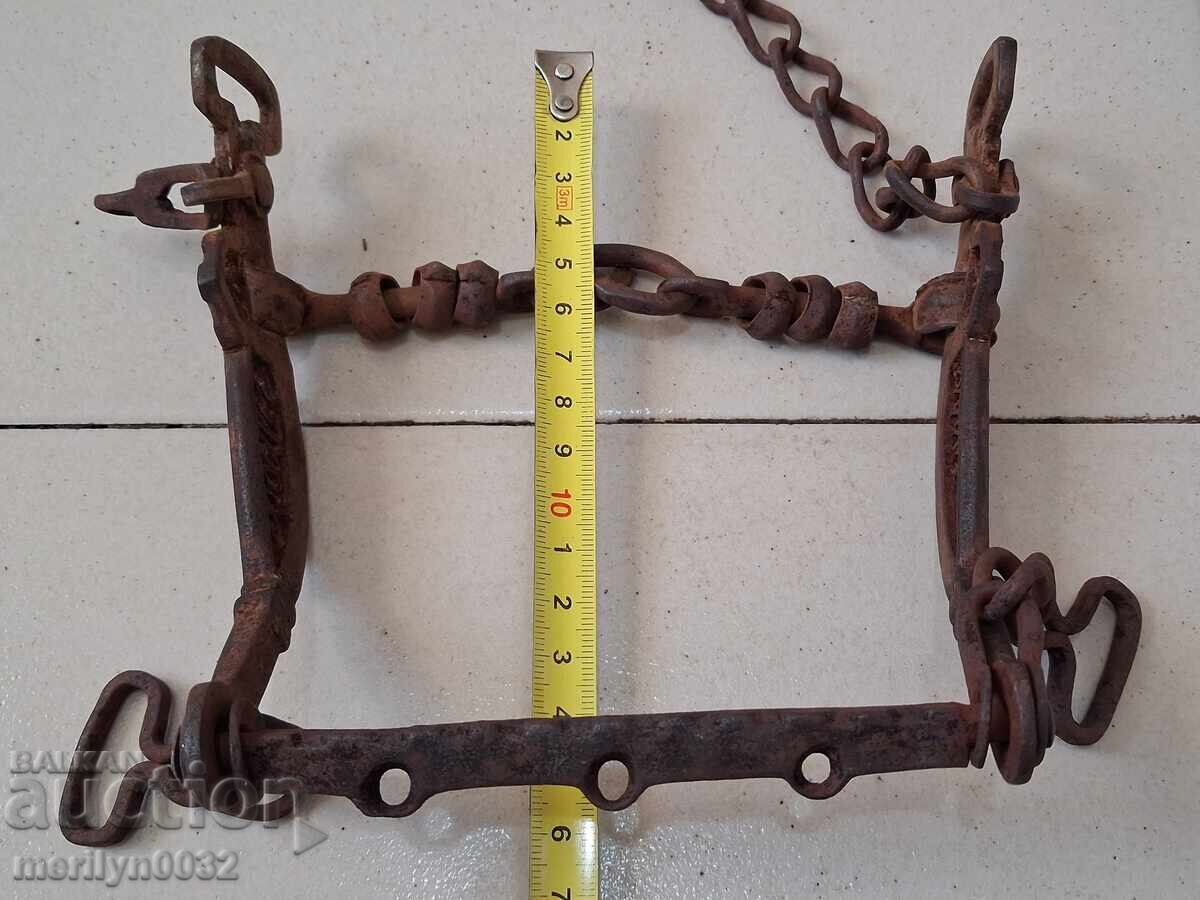 Ottoman Hand Wrought Bridle, Wrought Iron, Cavalry - 5 Ottoman Hand Wrought Bridle, Wrought Iron, Cavalry - 5