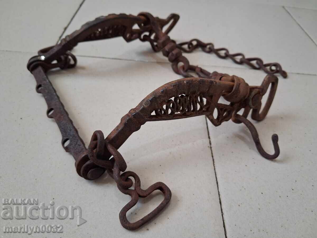 Ottoman Hand Wrought Bridle, Wrought Iron, Cavalry - 7 Ottoman Hand Wrought Bridle, Wrought Iron, Cavalry - 7