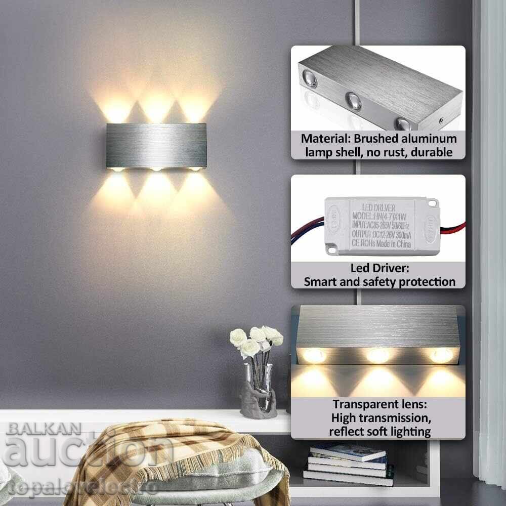 NEW! LED Wall Lamp, Up & Down, 18W with price 16.00 BGN | € 8.18 NEW! LED Wall Lamp, Up & Down, 18W with price 16.00 BGN | € 8.18