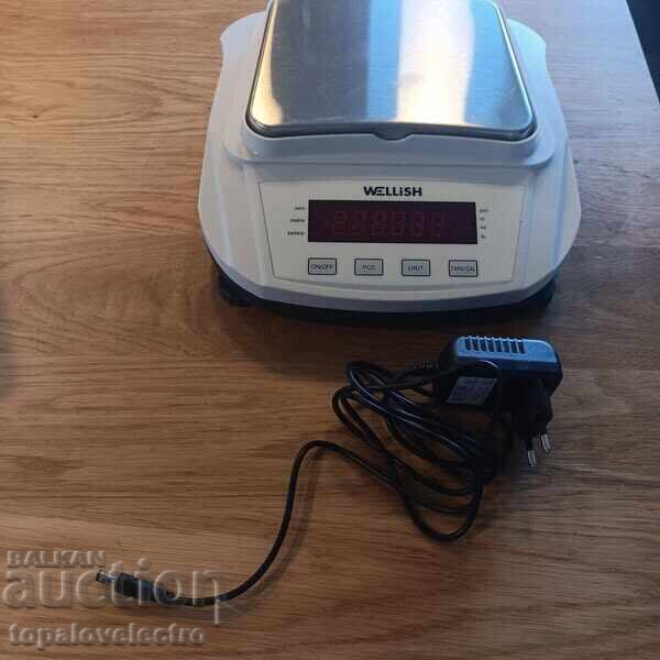 Доставка на НОВА! Прецизна лабораторна везна 2000g/0.1g, LCD дисплей