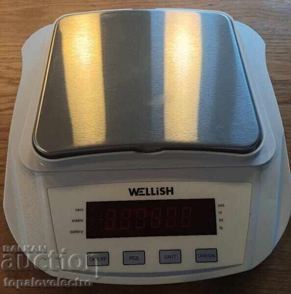 НОВА! Прецизна лабораторна везна 2000g/0.1g, LCD дисплей - 5