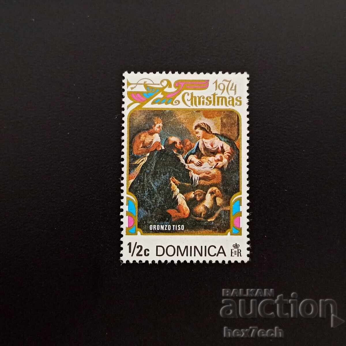 Dominica 1974 1/2 Cent Christmas Pictures Dominica 1974 1/2 Cent Christmas Pictures