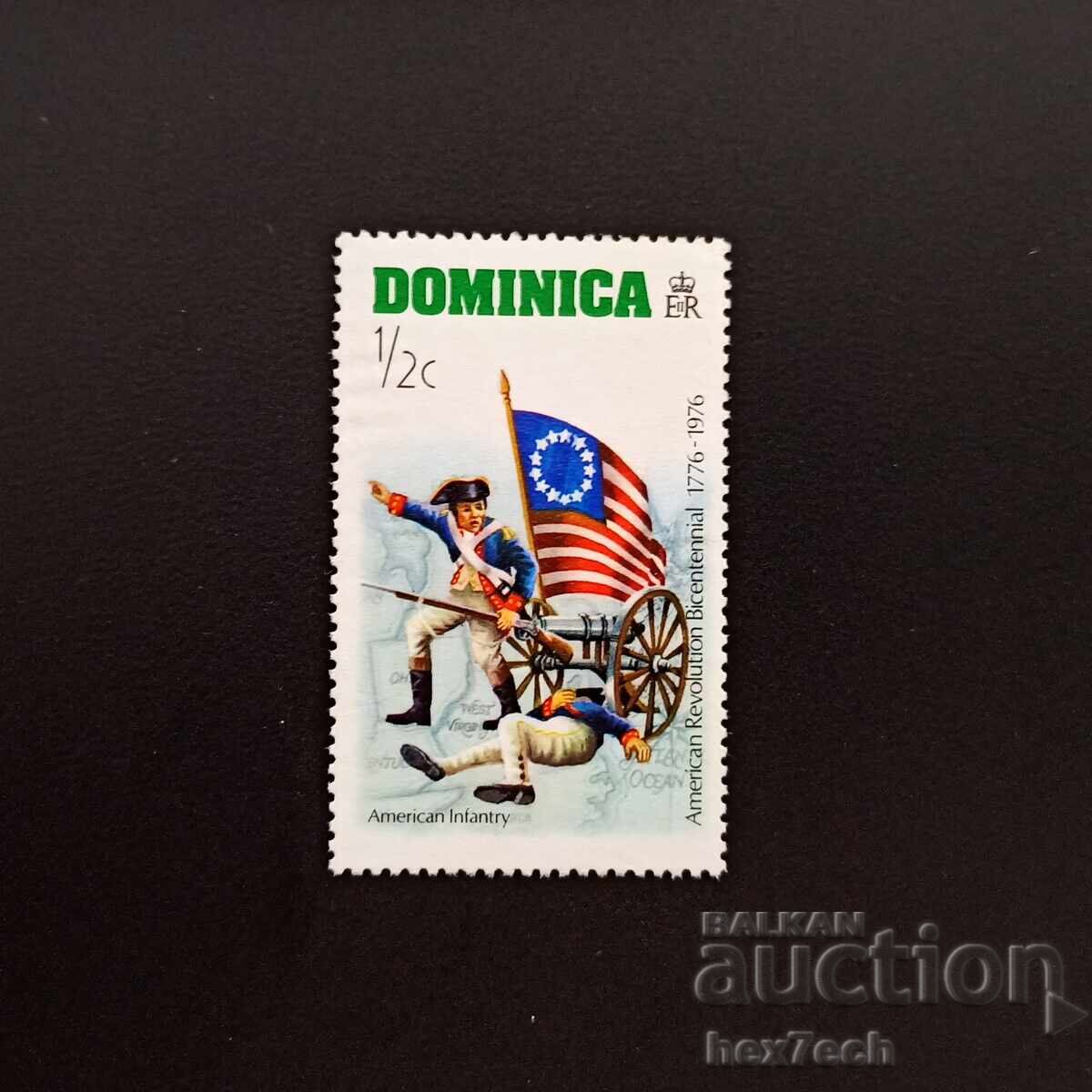 Dominica 1976 1/2 Cent American Revolution Dominica 1976 1/2 Cent American Revolution