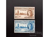 Trinidad and Tobago 1946 3 and 6 Cent The End of World War II