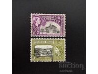Тринидад и Тобаго 1953 12 и 24 цента Кралица Елизабет II