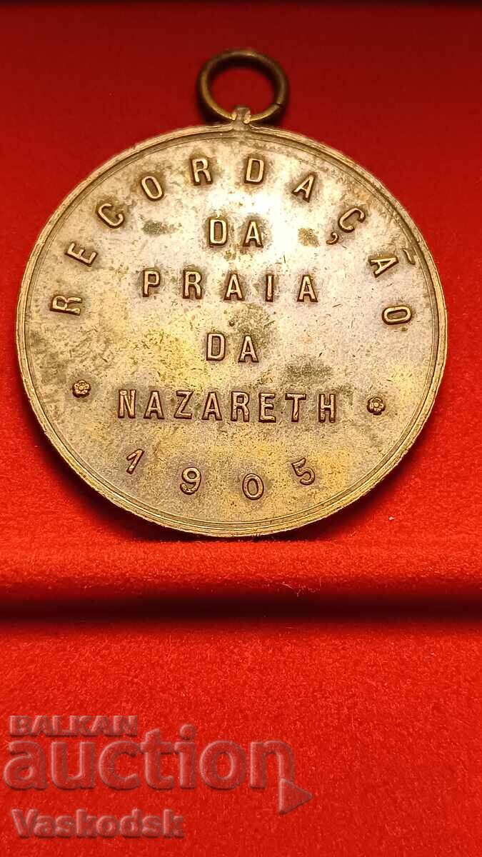 Commemorative Medal from Nazaré, Portugal