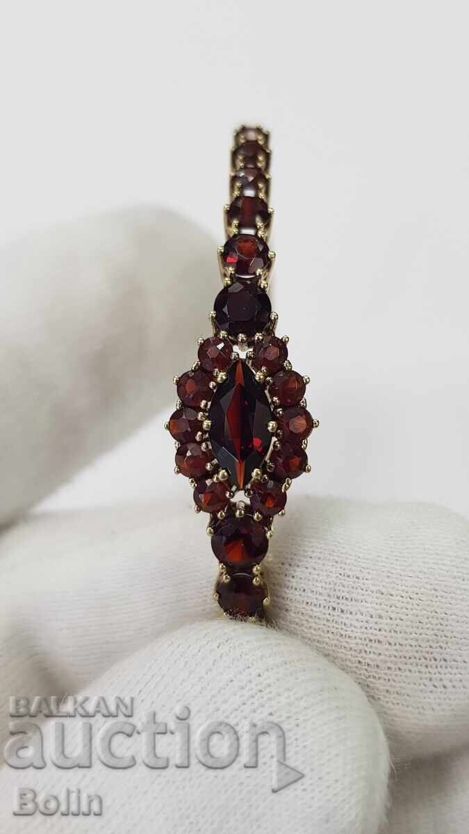 Brățară de aur frumoasă cu granate 8 carate 333 pr. Europa cu preț 1300.00 BGN | € 664.68