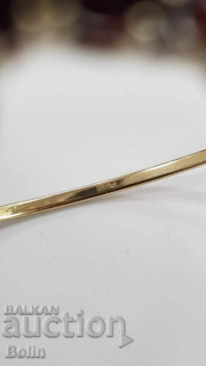 Brățară de aur frumoasă cu granate 8 carate 333 pr. Europa - 6