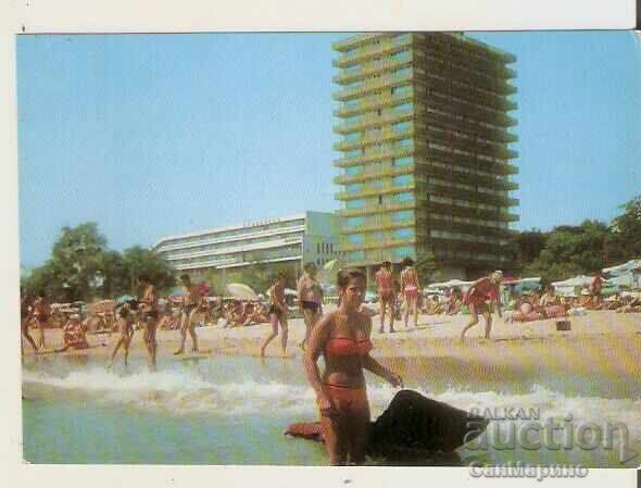 Καρτ ποστάλ Βουλγαρία Βάρνα Χρυσή Άμμος Ξενοδοχείο "Μόσχα" 6*