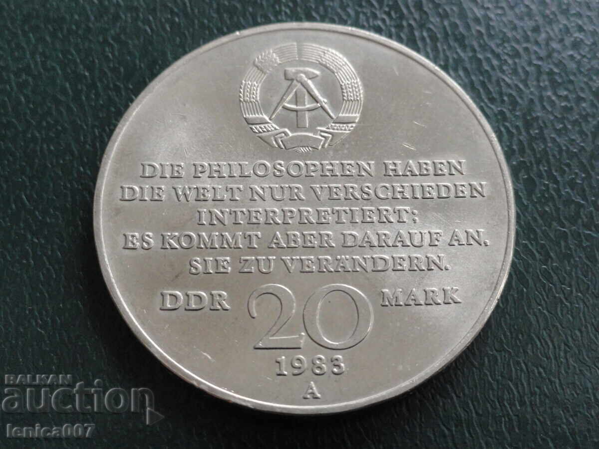 Germania (RDG) 1983 - 10 mărci ''Karl Marx'' cu preț 17.00 BGN | € 8.69 Germania (RDG) 1983 - 10 mărci ''Karl Marx'' cu preț 17.00 BGN | € 8.69