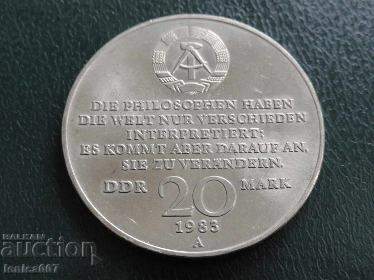 Germania (RDG) 1983 - 10 mărci ''Karl Marx'' - 6 Germania (RDG) 1983 - 10 mărci ''Karl Marx'' - 6