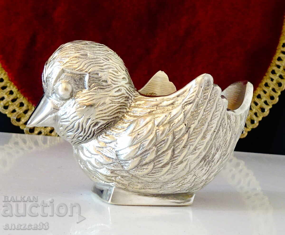 Silver-plated jewelry Bird, HRW Fink Germany