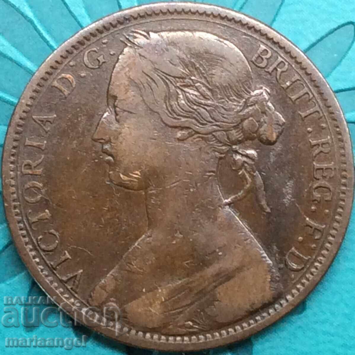 Μεγάλη Βρετανία 1 πένα 1862 30 χλστ. χάλκινο - 5