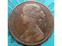 Μεγάλη Βρετανία 1 πένα 1862 30 χλστ. χάλκινο