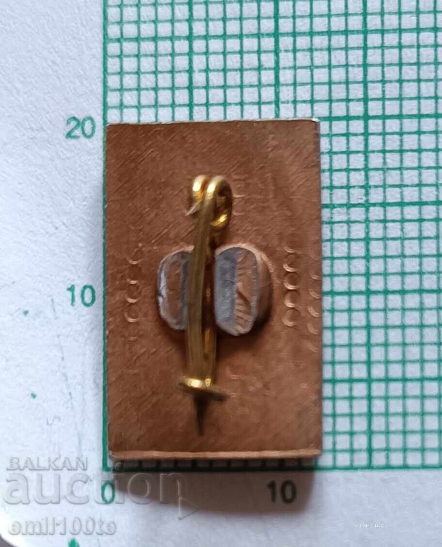 Delivery of Badge - Father Paisius