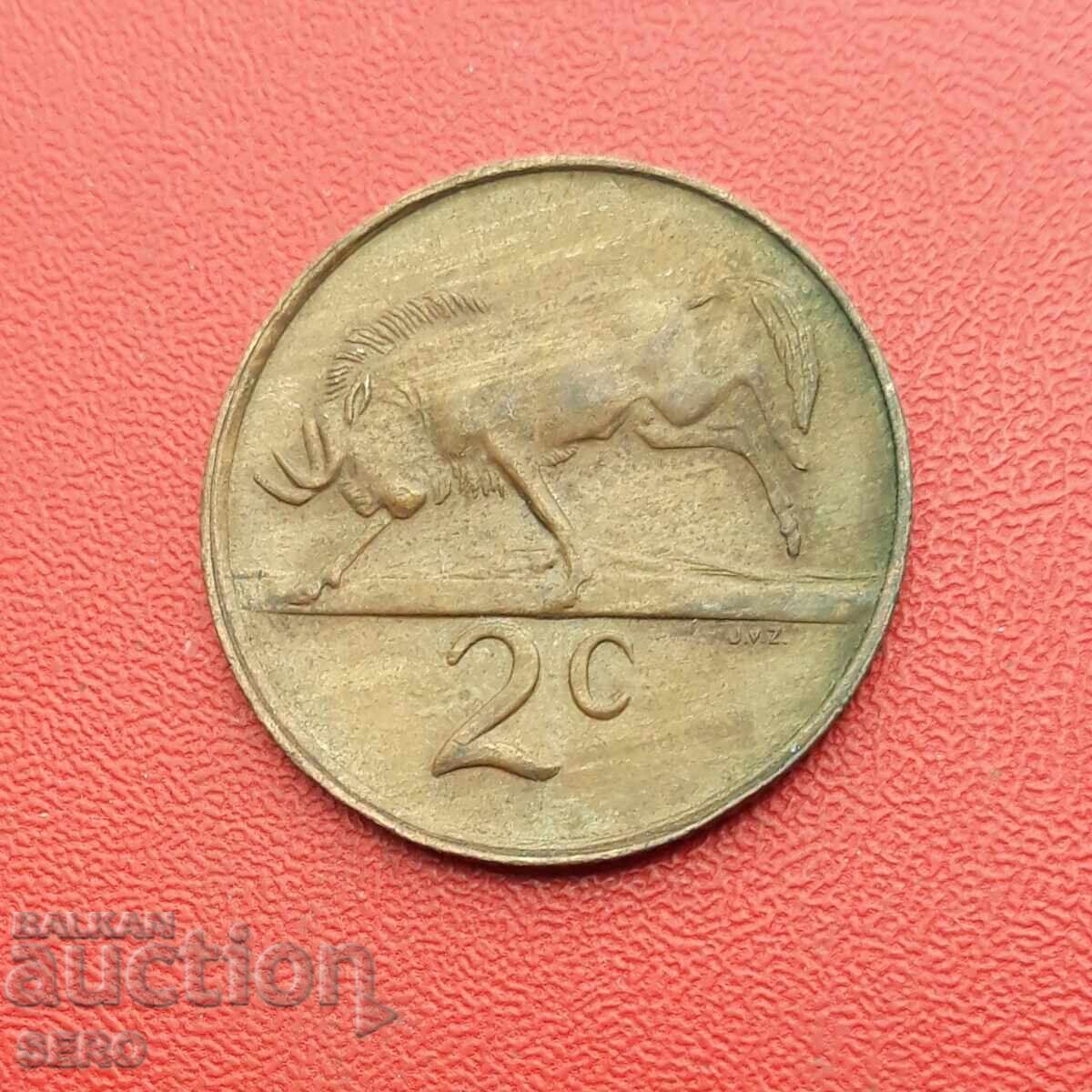 South Africa - 2 Cents 1981 South Africa - 2 Cents 1981