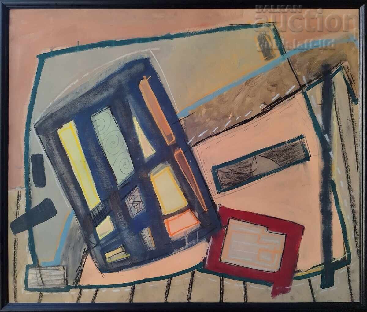 Pictură, compoziție, artă. K. Kasabov, anii 1990. - 8