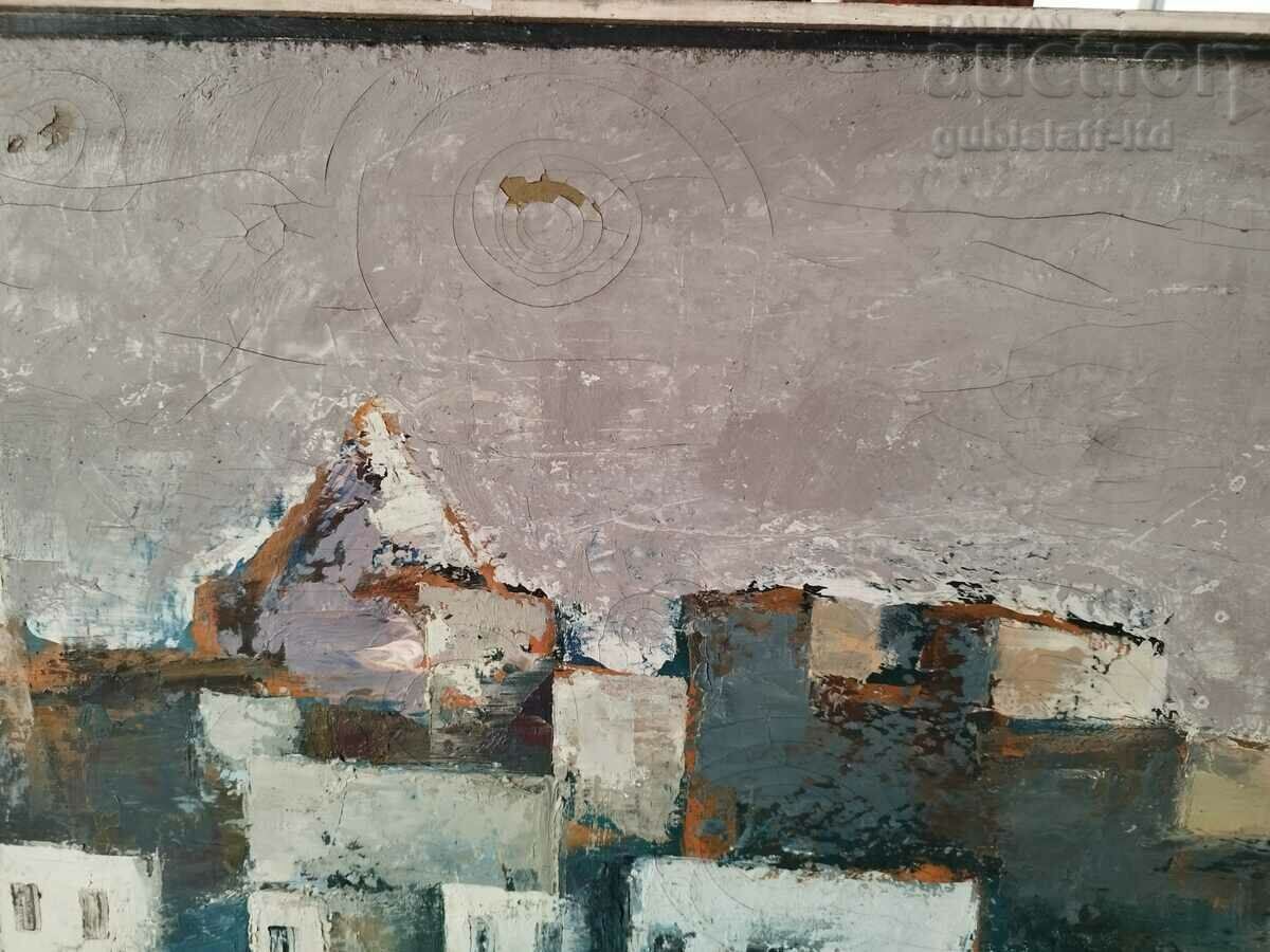 Auction  Painting, cityscape, art. Color Tsvetkov (1932-1989)