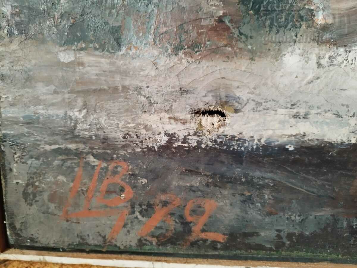 Painting, cityscape, art. Color Tsvetkov (1932-1989) - 6