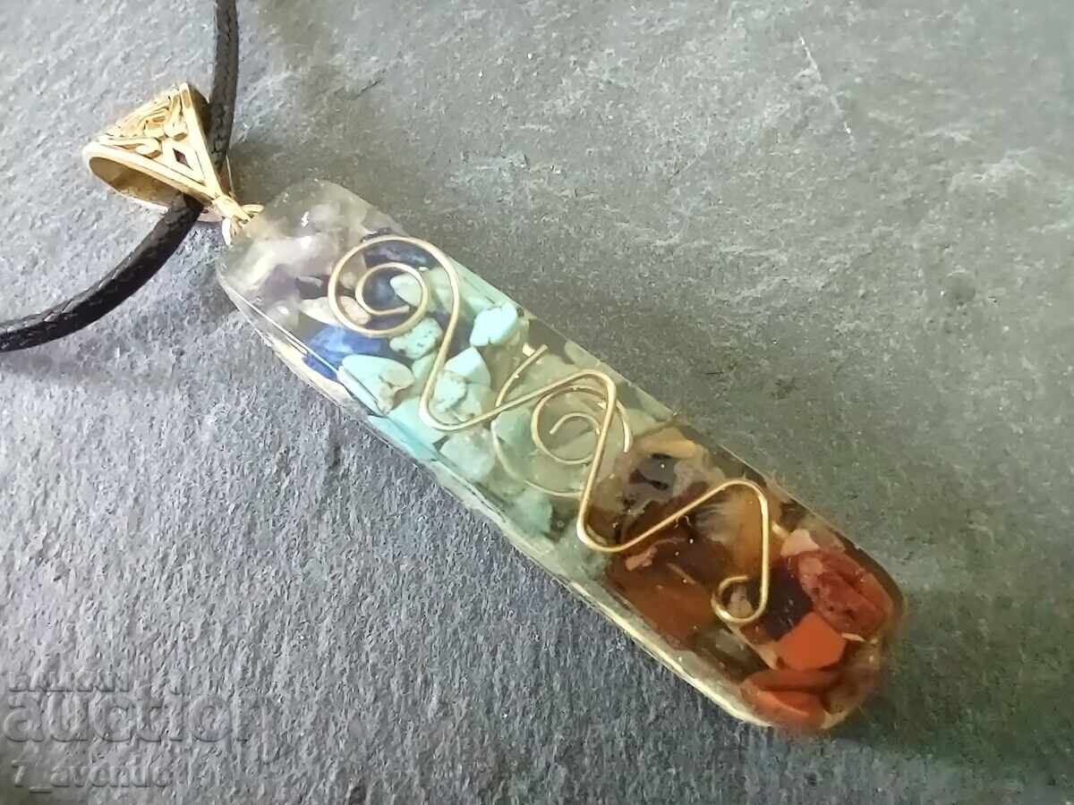 Κολιέ κόσμημα, φυσικά πετράδια, τσάκρας 70s 11.10.25 - 5 Κολιέ κόσμημα, φυσικά πετράδια, τσάκρας 70s 11.10.25 - 5