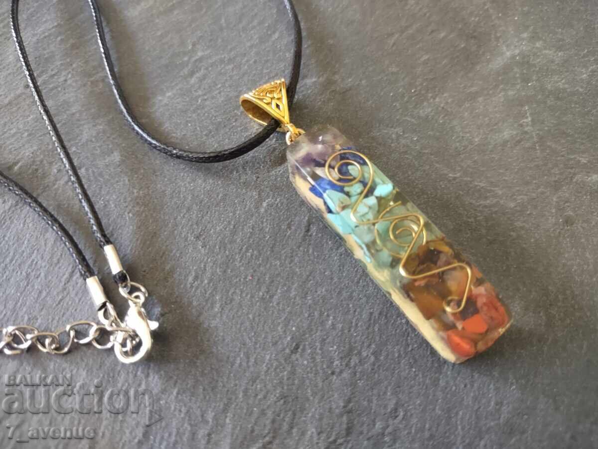 Κολιέ κόσμημα, φυσικά πετράδια, τσάκρας 70s 11.10.25 - 6 Κολιέ κόσμημα, φυσικά πετράδια, τσάκρας 70s 11.10.25 - 6