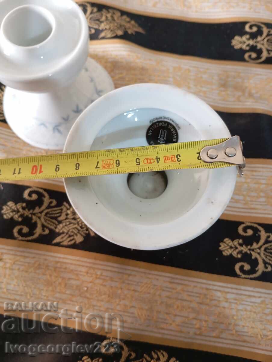 Pereche de sfeșnice din porțelan - 5