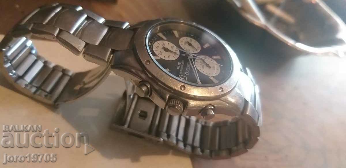 Auction  Men's watch,,SEIKO CHRONOGRAPH,,