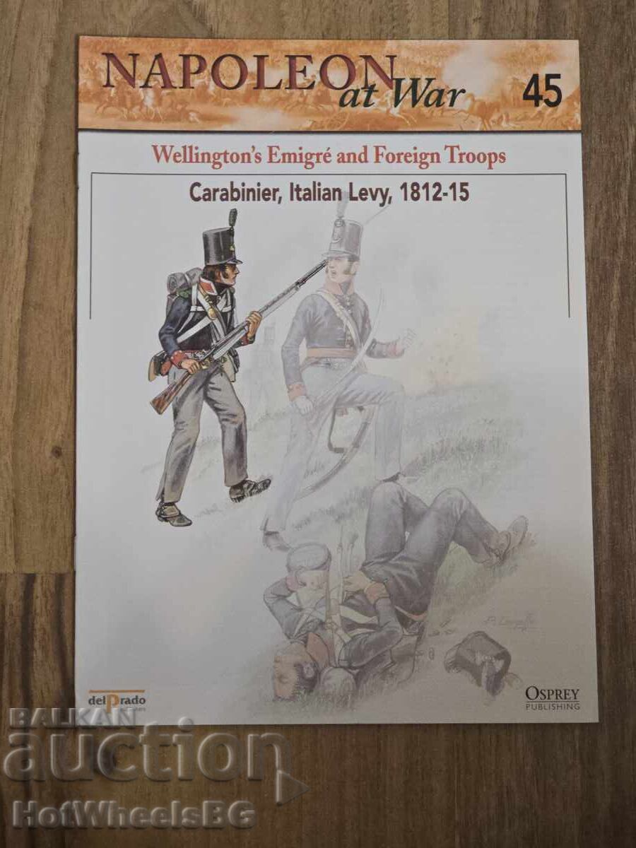 Del Prado - N⁰45 Cărticică de catalog - Războaiele Napoleoniene