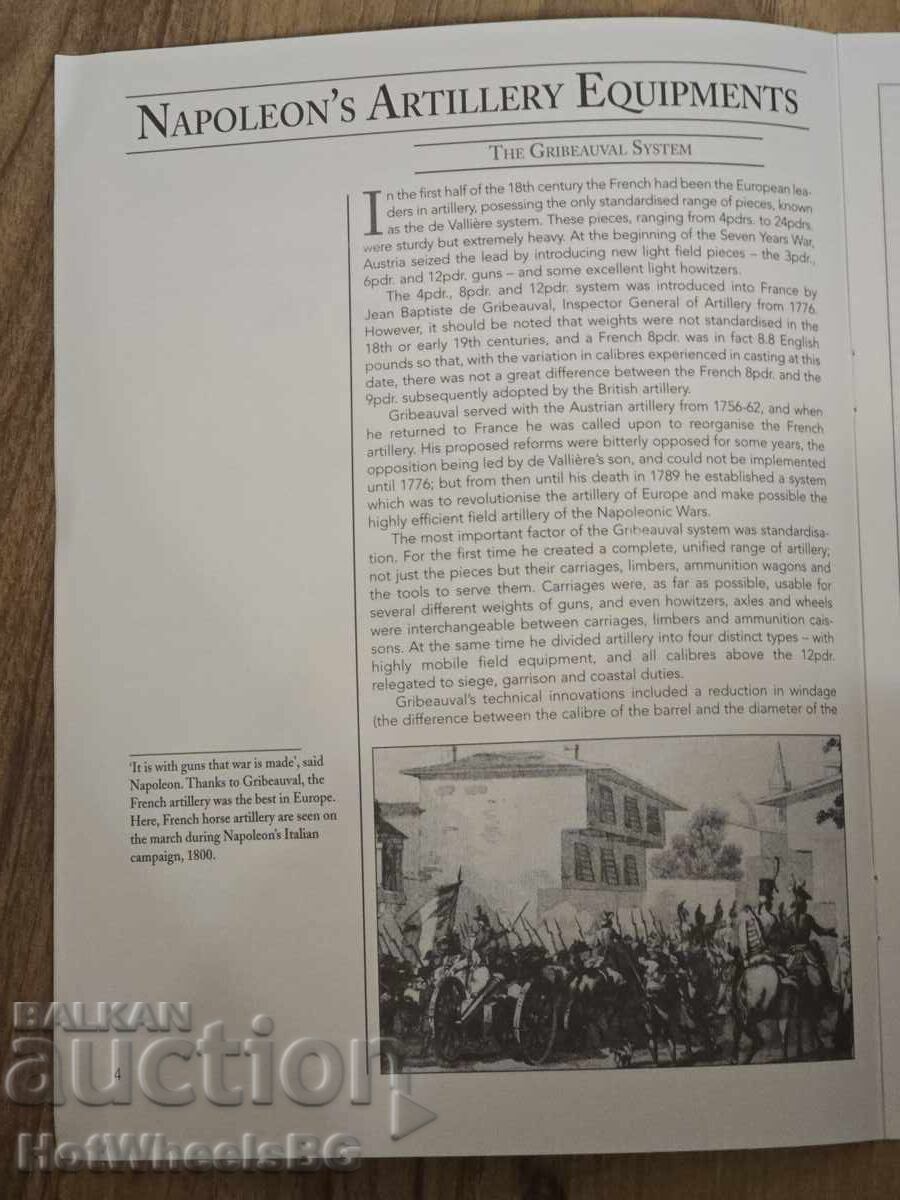 Del Prado - N⁰41 Catalog Book - Napoleonic Wars with price 4.99 BGN | € 2.55