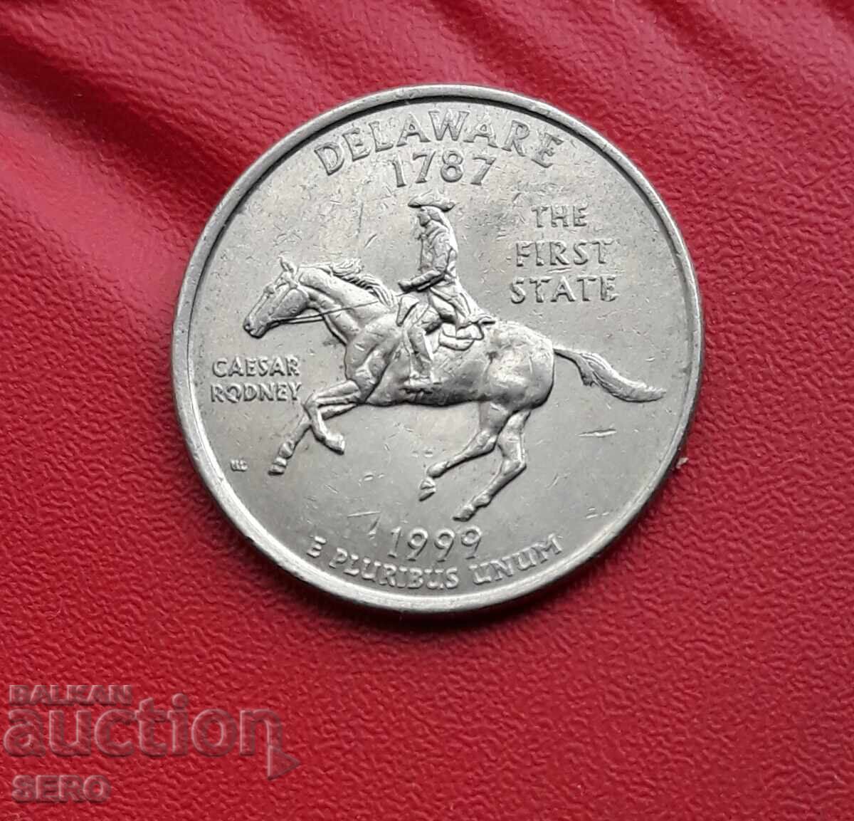 ΗΠΑ-1/4 δολάριο 2000 Ρ-Φιλαδέλφεια-πολιτεία Ντέλαγουερ