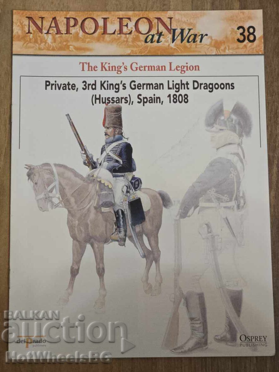 Del Prado - N⁰38 Broșură de catalog - Războaiele Napoleoniene