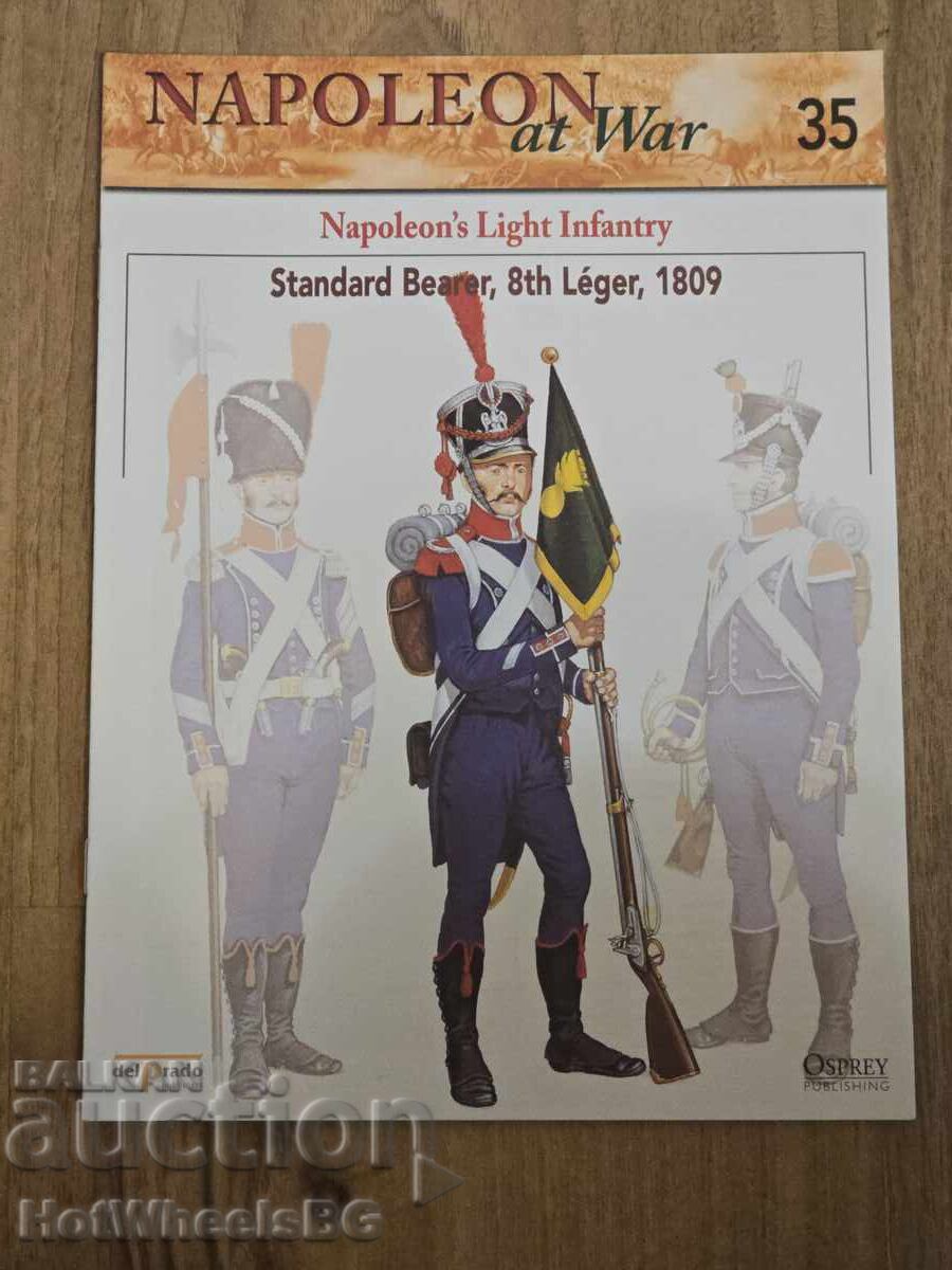 Del Prado - N⁰35 Broșură de catalog - Războaiele Napoleoniene