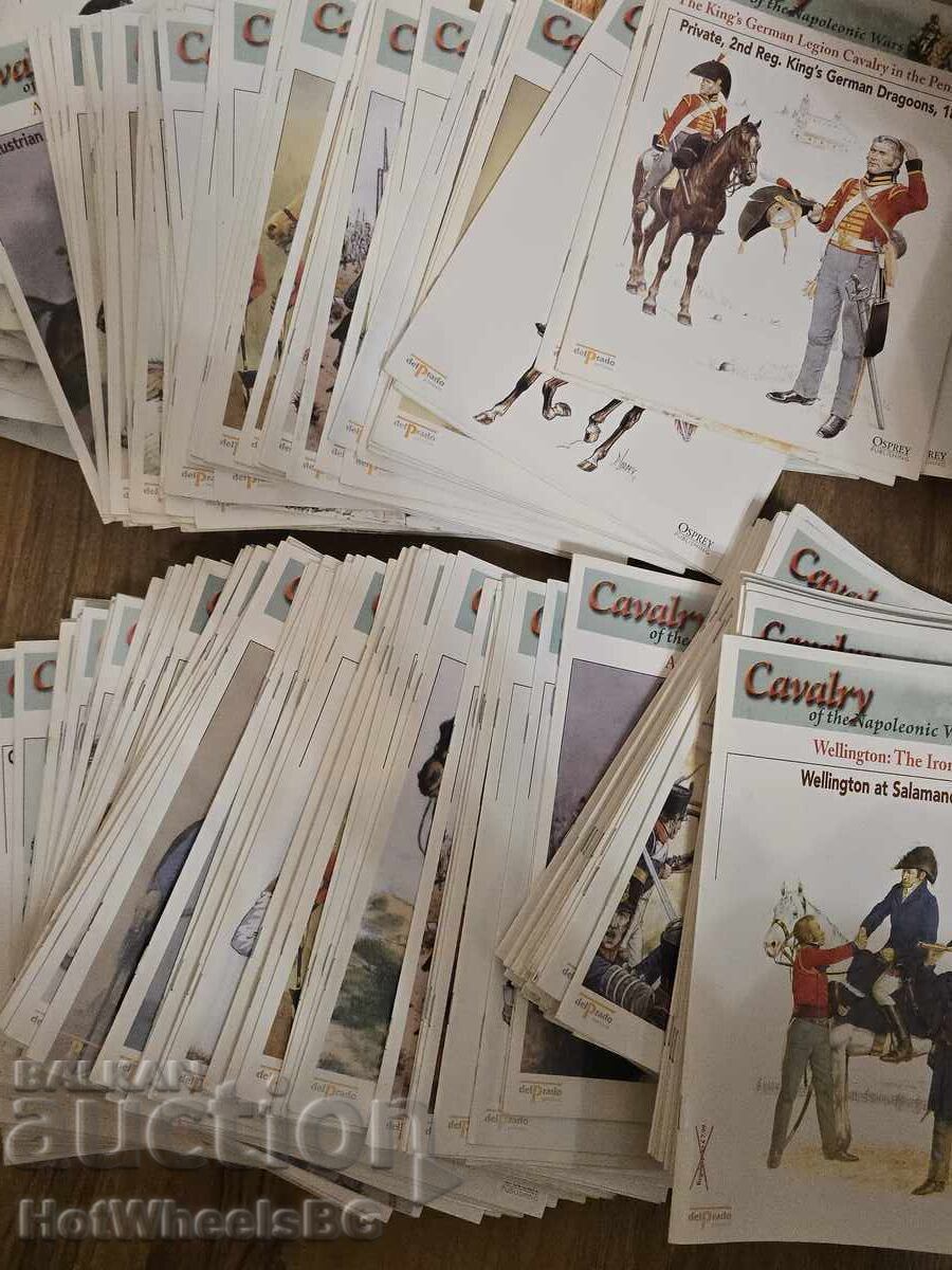 Del Prado - 120τμχ. πλήρες σετ καταλ. βιβλία - Ναπολεόντειοι πόλεμοι