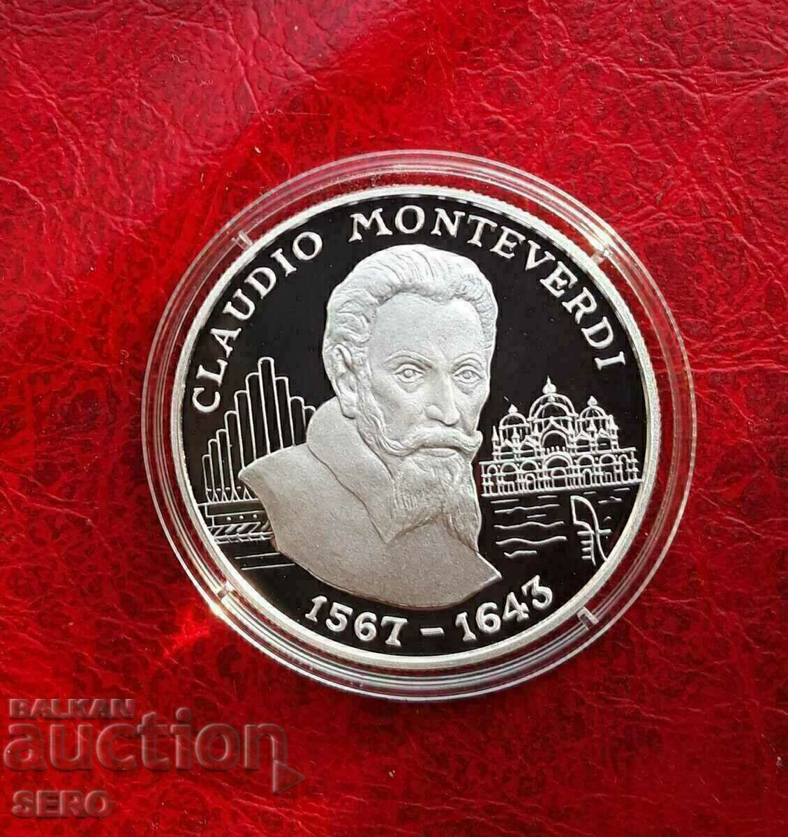 Andorra-10 Diners/ecu/ 1998-Monteverdi-circulation 25,000 pieces with price 94.01 BGN | € 48.07 Andorra-10 Diners/ecu/ 1998-Monteverdi-circulation 25,000 pieces with price 94.01 BGN | € 48.07