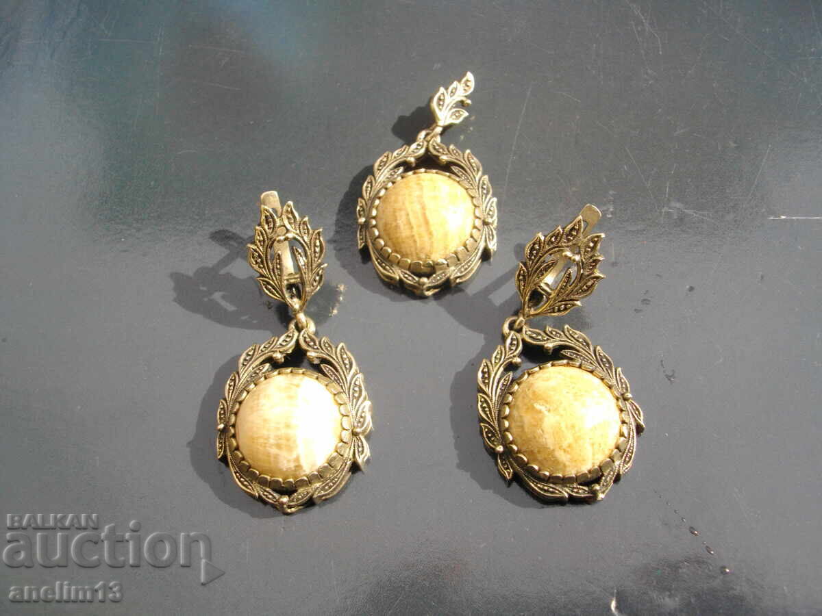 STAR SET EARRINGS AND PENDANT SACHAN