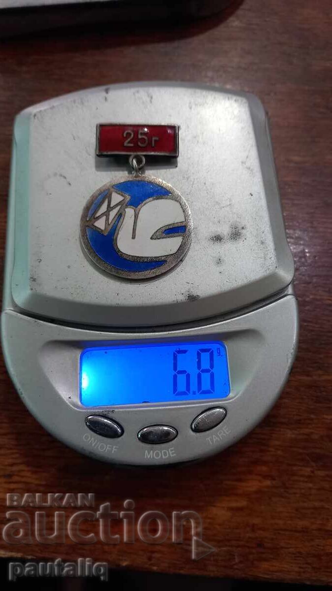 25 γρ Ταχυδρομικός υπάλληλος Παλαιά έκδοση - ασήμι - 5