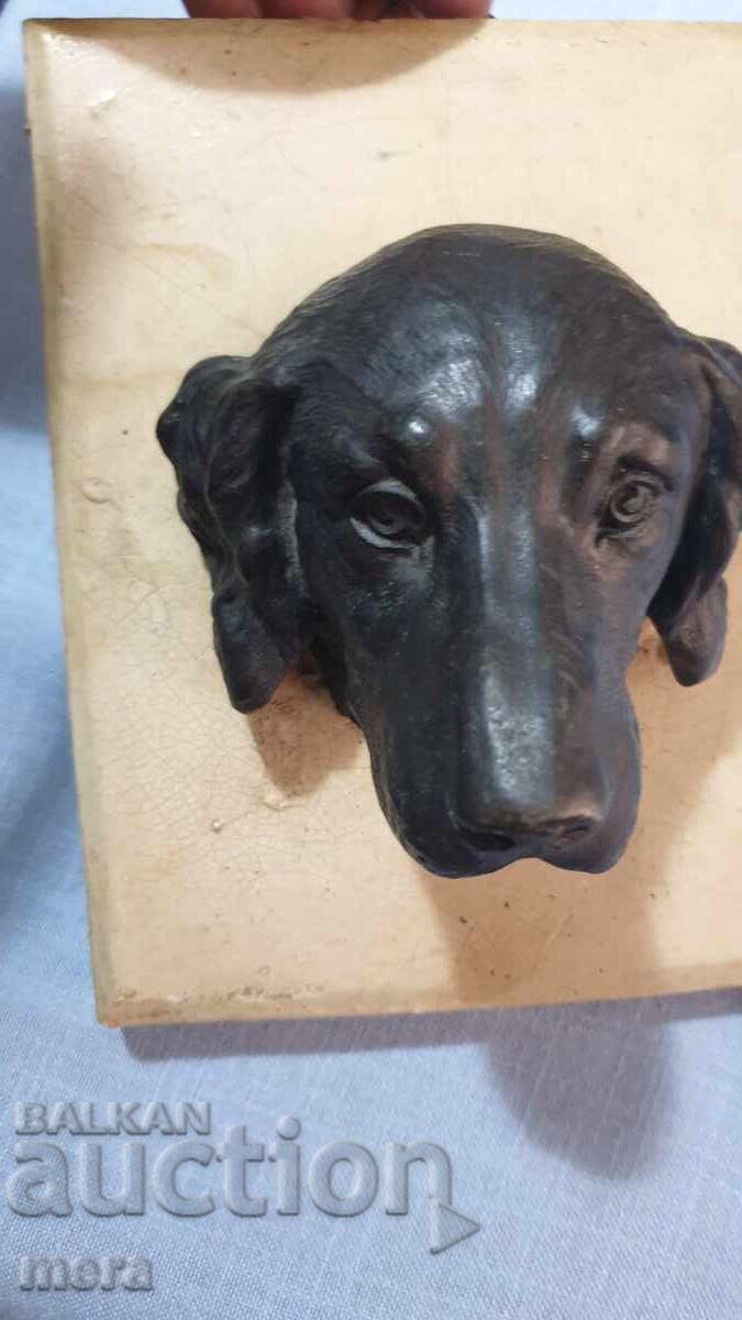 Аукцион Метална пластика на ловно куче